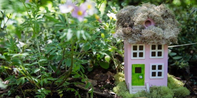 23 ideas de jardín de hadas para tu patio trasero