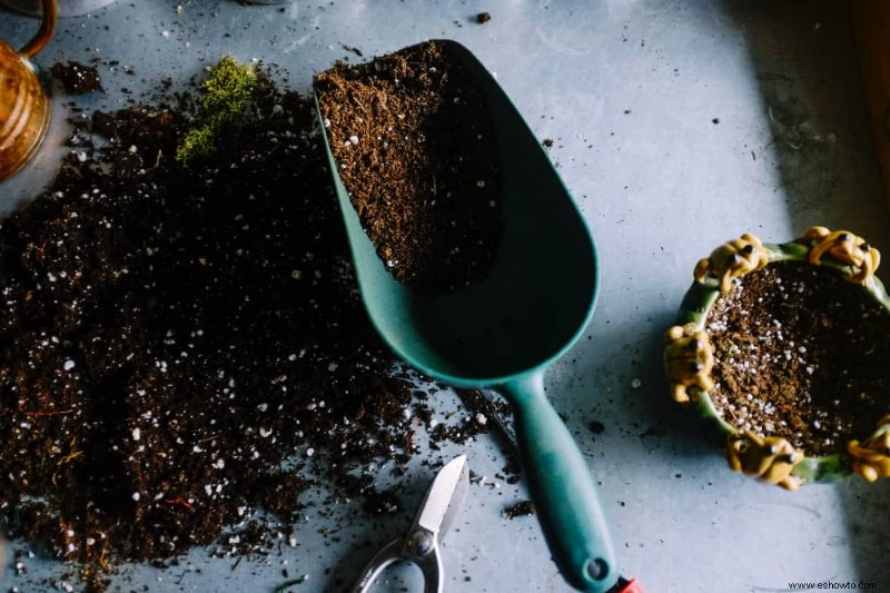 Cómo preparar la tierra para la jardinería en macetas