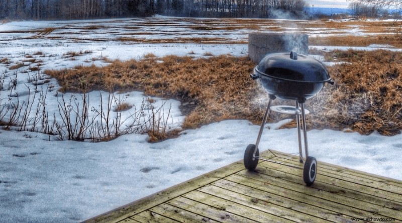 Mantenimiento 101:Cómo almacenar una parrilla para el invierno