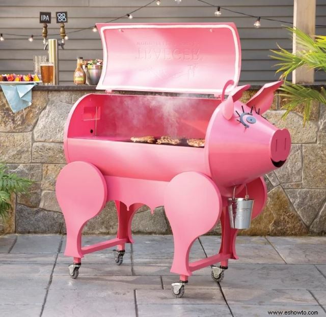 30 ideas de diseño de área de barbacoa en el patio trasero:estilo de parrilla e inspiraciones