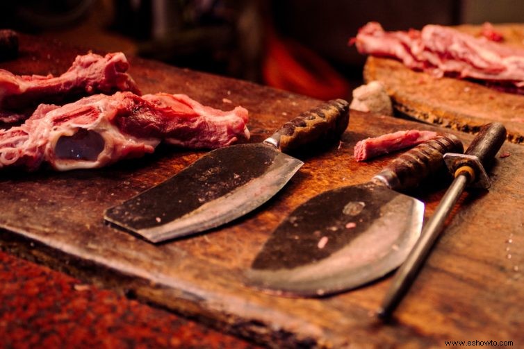 Cómo preparar y cortar costillas de cerdo