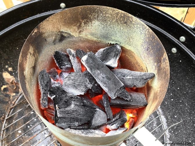 Cómo usar una chimenea de carbón