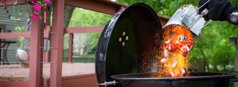 Cómo usar una chimenea de carbón