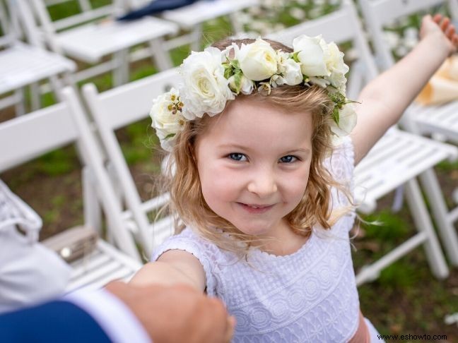Cómo incluir a sus hijos en la experiencia de su boda