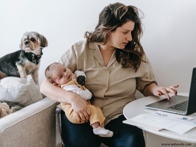 5 maneras de equilibrar su trabajo para madres lactantes