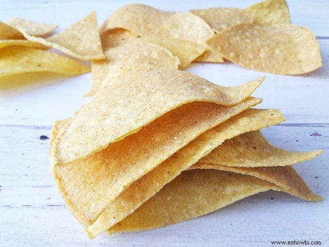 Tortillas fritas caseras