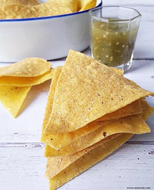 Tortillas fritas caseras